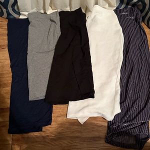 5 fitted MIDI Skirts Bundle